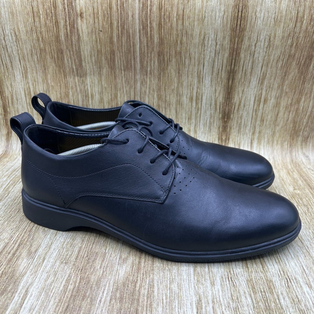 Amberjack The Original Derby Shoes Men's 12.5 Black Leather Comfort Hybrid